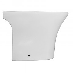 Биде напольное Azario FRETTA ROUND Размер 540х340х400 мм, белый