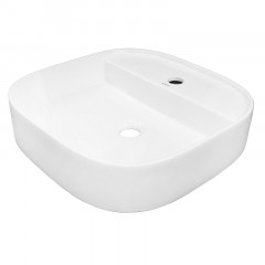 Раковина накладная Azario 450х450х120 округлая, белый глянец (AZ-2204)