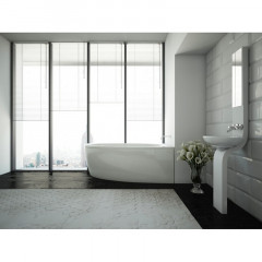 Ванна акриловая AZARIO KAPRIS асимметричная 150*90 см правая (AV0001150)