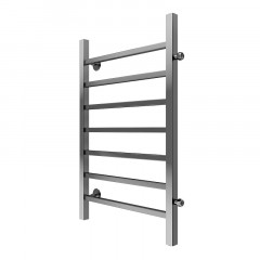 Полотенцесушитель водяной AZARIO ANCONA 500/800 квадрат, 7 секций, боковое подключение, 3/4", хром (AZ71558)