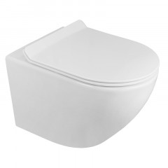 Сет AZARIO инсталляция + унитаз Grado N с быстросъемным сиденьем микролифт+ клавиша смыва хром глянец (AZ-8010-1000+AZ-8200-0031+AZ-0046N)