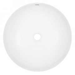 Раковина-чаша Azario 410х415х130 накладная, круглая, белый матовый (AZ-3004)