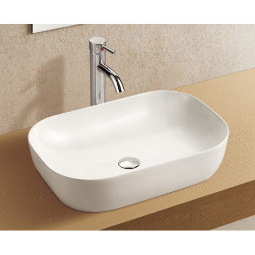 Раковина Azario 610х400х160 накладная, белый глянец (AZ-2143P)
