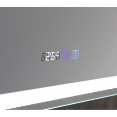 Зеркало-шкаф AZARIO Фиджи 50 508х756х140 c подсветкой и диммером + часы (LED-00002361)