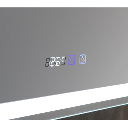 Зеркало-шкаф AZARIO Фиджи 50 508х756х140 c подсветкой и диммером + часы (LED-00002361)