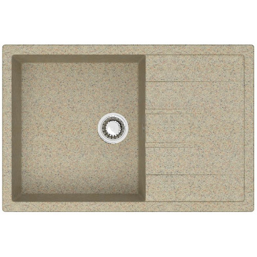 Кухонная мойка AZARIO Vision 750x505x218 искусственный мрамор, цвет Песочный (CS00078340)