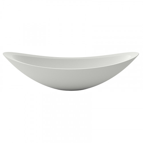 Раковина AZARIO 580x330x160 накладная из искусственного камня, белая матовая (AZ-1225S)