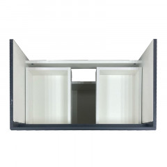 Комплект Azario Тумба Эстима 70/2Н 700х450х850 напольная, с раковиной Астория 70, графит (CS00094595)