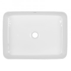 Раковина-чаша Azario 505x375x135 накладная, прямоугольная, белый глянец (AZ-2282)
