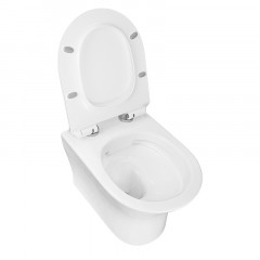 Сет AZARIO инсталляция + унитаз Fretta Round подвесной, с быстросъемным сиденьем микролифт (AZ-8010-1000+AZ-2617E)