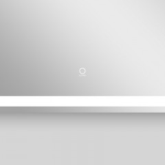 Зеркало AZARIO Lines 600х800 с подсветкой, сенсорный выключатель с функцией диммера, подогрев (AZ-Z-046WHCSNEW)