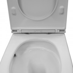 Унитаз напольный Azario Verona, система смыва Tornado, в комплекте с бачком, сиденьем микролифт 660*360*800мм (AZ-8301)