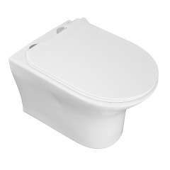 Сет AZARIO инсталляция + унитаз Fretta Round подвесной, с быстросъемным сиденьем микролифт (AZ-8010-1000+AZ-2617E)