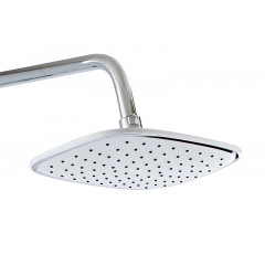 Душевая система AZARIO с поворотным изливом, с термостатом, хром/белый (AZ-821)