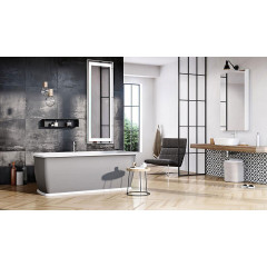 Зеркало AZARIO Лира 600х1200 c подсветкой и диммером, сенсорный выключатель (ФР-00002160)