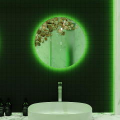 Зеркало AZARIO Savanna RGB D550 SMART-управление, парящая подсветка (LED-00002605)