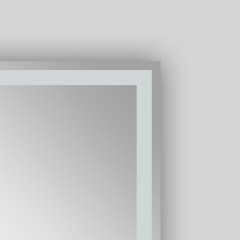 Зеркало AZARIO Lines 600х800 с подсветкой, сенсорный выключатель с функцией диммера, подогрев (AZ-Z-046WHCSNEW)