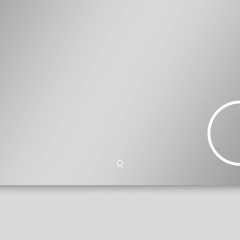 Зеркало AZARIO Grace 1000х700 с подсветкой, сенсорный выключатель с функцией диммера, увеличительное зеркало (AZ-Z-027CS)