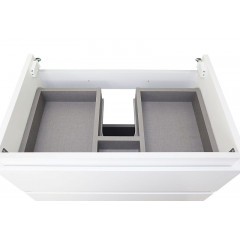 Комплект тумба Azario Velluto 70 700х450х660 подвесная, с раковиной Slim 70, белый матовый (CS00088602)