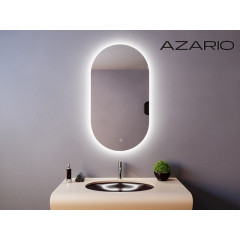 Зеркало AZARIO Alone Arco 600х1000 влагостойкое с подсветкой, сенсорный выключатель с функцией диммера (CS00078967)