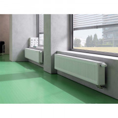 Радиатор стальной панельный AZARIO 22 300х1500 VCR нижнее подключение, белый (AZ-VCR22-300-1000)