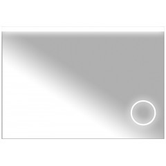 Зеркало AZARIO Grace 1000х700 с подсветкой, сенсорный выключатель с функцией диммера, увеличительное зеркало (AZ-Z-027CS)