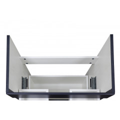 Комплект Azario Тумба Эстима 60/2Н 595х447х850 напольная, с раковиной Астория 60, графит (CS00094593)