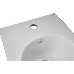 Биде напольное Azario FRETTA SQUARE Размер 525х340х400 мм., белый