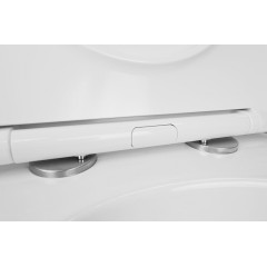 Унитаз подвесной Azario Gloria 480х370х360 безободковый, с быстросъемным сиденьем микролифт (AZ-2003)