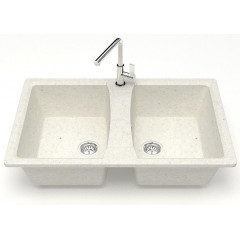 Кухонная мойка двойная AZARIO Elmas 780х500х190 , CS00079898