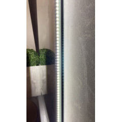 Зеркало AZARIO INCANTO 600х1000 - 3.1 ЖК-часы, подогрев, сенсорный выключатель с функцией диммера (LED-00002539)