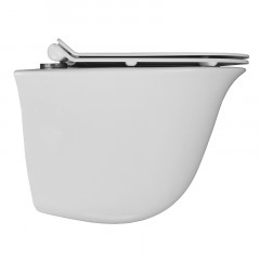 Унитаз подвесной Azario Felice 490х360х360 безободковый, быстросъемное сиденье микролифт (AZ-0051)