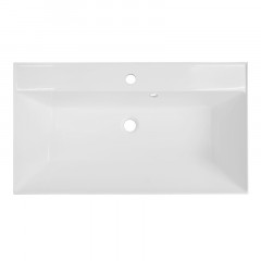 Комплект Azario Тумба Эстима 80/2Н напольная с раковиной Астория 80 Графит (CS00094597)