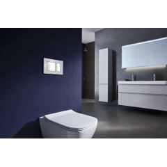 Кнопка смыва Azario двойная, хром глянец (AZ-8200-0031)