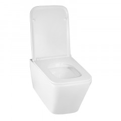 Унитаз подвесной Azario Mona 530x360x365 безободковый, в комплекте с сидением микролифт (AZ-0057)