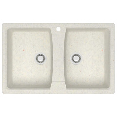 Кухонная мойка двойная AZARIO Elmas 780х500х190 , CS00079898