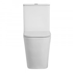 Унитаз-компакт Azario ESCONDA 355х620х805 напольный, безободковый, слив "Торнадо", в комплекте с быстросъемным сиденьем микролифт (AZ-1255A)