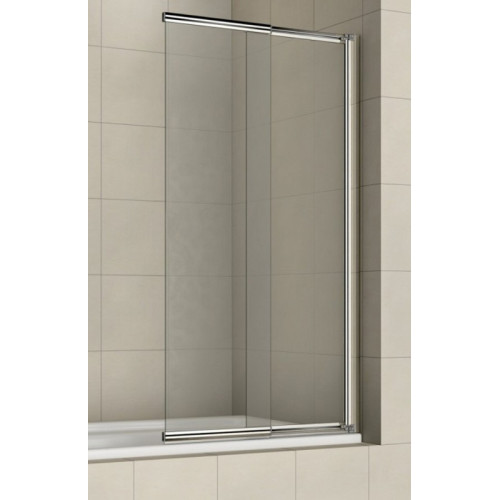 Шторка для ванны раздвижная Azario Merrit 80х140 цвет профиля серебро (AZ-NF6122 800)