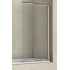 Шторка для ванны раздвижная Azario Merrit 80х140 цвет профиля серебро (AZ-NF6122 800)
