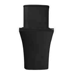 Унитаз-моноблок AZARIO GRESSA 705х370х760 напольный, безободковый в комплекте с сиденьем микролифт, цвет черный матовый (AZ-1111MB)