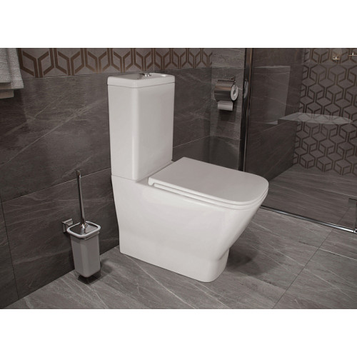 Унитаз-компакт Azario Joy 365х620х805 напольный, безободковый, слив " скрытый Торнадо", с быстросъемным сиденьем микролифт (AZ-2168-UQ3)