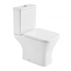 Унитаз-компакт Azario Nigel 365х615х795 напольный, безободковый, слив "Tornado", быстросъемное сиденье микролифт (AZ-55T)