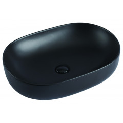 Раковина Azario накладная 600х415х135 цвет чёрный матовый (AZ-78326MB)