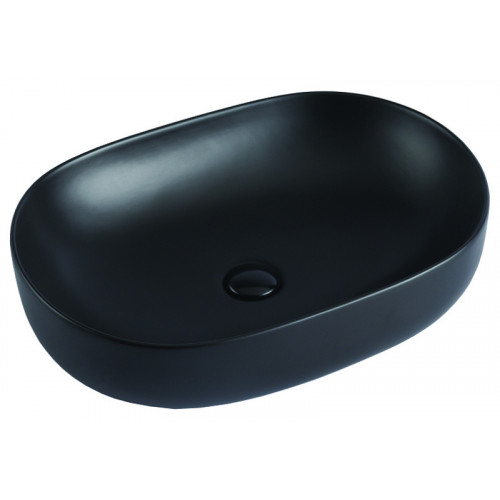 Раковина Azario накладная 600х415х135 цвет чёрный матовый (AZ-78326MB)