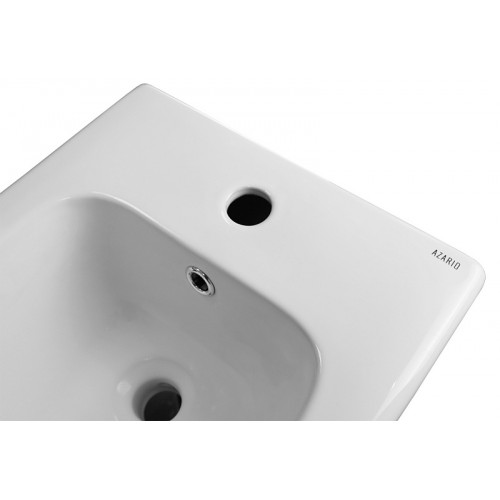 Биде напольное Azario Grado 360х560х410 санфаянс, белый (AZ-2141C)
