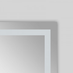 Зеркало AZARIO Alysa 800х600 с подсветкой, сенсорный выключатель с функцией диммера (AZ-Z-046-1CS)