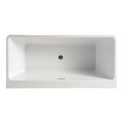 Ванна акриловая Azario OXFORD 1700х830х650, пристенная, в комплекте с сифоном и металлической рамой (OXF17083)