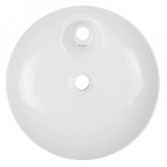 Раковина накладная Azario 480х480х95 круглая, белый глянец (AZ-3202)