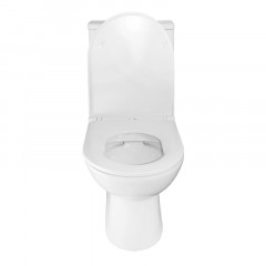 Унитаз-компакт Azario Kano 370х630х800 напольный, безободковый, в комплекте с быстросъемным сиденьем микролифт (93590)