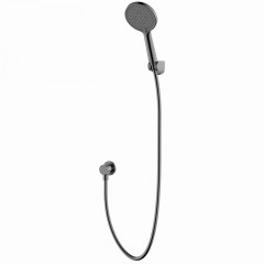 Смеситель для душа Azario VISE с верхним и ручным душем, скрытый монтаж, керамический картридж, графит (AZ-VSA248330AJ+82KAJ)